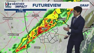 Gusty storms are expected tomorrow early morning (Local Weather Update 12 PM 2/12/2025)