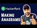 HackerRank - Making Anagrams | Full Solution with Simplified Examples and Visuals | Study Algorithms