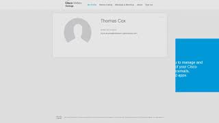 Cisco Webex- Settings Overview