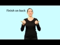 NDCS - BSL for Finish on back