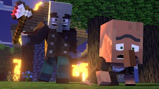 A good deed by the baby homeless Villager. #shorts, #minecraftanimation