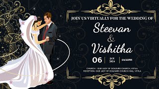 STEEVAN \u0026 VISHITHA  || WEDDING LIVE STREAMING || 06 JANUARY 2024