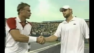 Andy Roddick vs Lleyton Hewitt 2005 Cincinnati SF Highlights