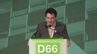 D66 — Toespraak voorzitter Jonge Democraten Dirkjan Tijs op congres 101 in 2015