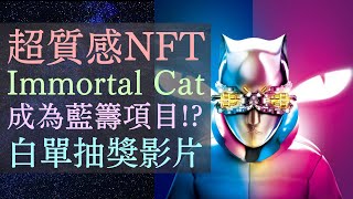 白名單抽獎影片！不朽貓IMMORTAL CAT NFT 【小田博一】