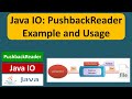Java IO: PushbackReader Example and Usage | Java IO | Java Tutorial
