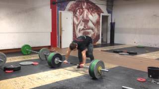 Snatch: 112,5 x 2 reps Adrian Mundwiler