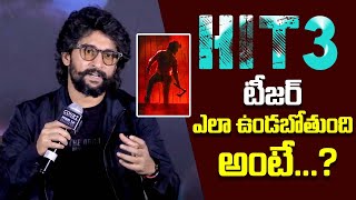 Nani Sensational Words about HIT 3 TEASER | Nani Speech | Court Press Meet | Tupaki Filmy