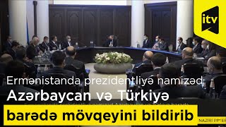 Ermənistanda prezidentliyə namizəd Azərbaycan və Türkiyə barədə mövqeyini bildirib