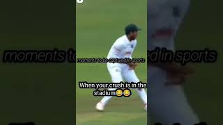 when your crush is in stadium 🤣😉.#cricket #shorts #like