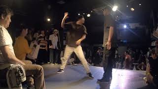 POPside1回戦G-BLOCK 知彦 vs POPPING HAMMER