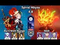 [Genshin Impact] | Cryo Diluc Burn Melt Plunge + C6 Gaming Melt - Spiral Abyss 4.8 | Floor 12 9★