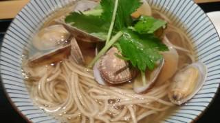 【蕎麦】立食い千花庵(関内) あさりそば 2016/10/19Wed