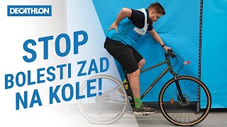 Zásady pohodlné jízdy na kole! Řekněte bolesti zad ze špatně nastaveného sedla STOP!