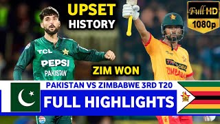 Pakistan Vs Zimbabwe 3rd T20 Match Full Highlights 2024 | PAK VS ZIM