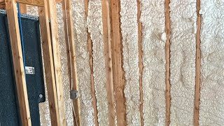 Spray Foam my house live part 2