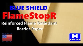 Flame Retardant Kraft Paper - Blue Shield FlameStopR