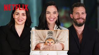 Gal Gadot and Alia Bhatt react to cute animals | Heart of Stone | Netflix