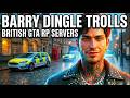 Barry Dingle Trolls British GTA 5 RP Servers With Mod Menu