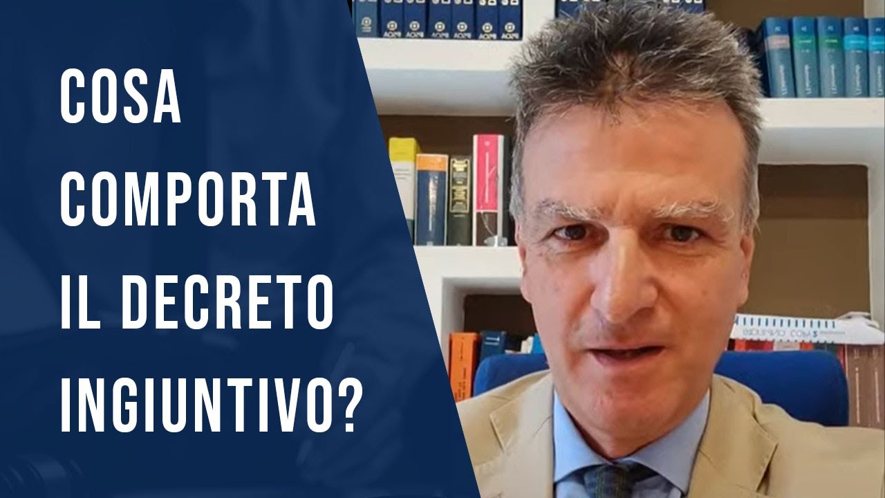 Cosa Comporta Il Decreto Ingiuntivo? - YouTube