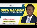 Open Heaven Daily Devotional ||  WHEN GOD MOVES  ||  NOVEMBER 18TH 2024