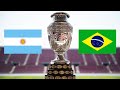 Argentina vs Brazil | Copa America Final | Full Match & Goals Highlights | eFootball PES 2021