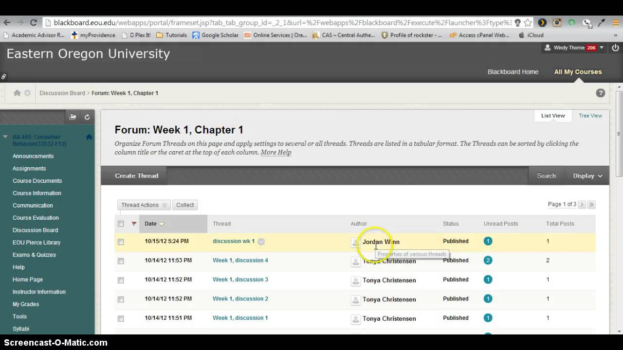 Online Classes Using Blackboard - YouTube