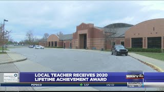 Local teacher receives 2020 lifetime achievement award