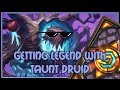 Getting legend with taunt druid | The Witchwood | Hearthstone