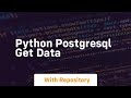 python postgresql get data