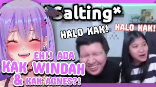 Momen ketika kak windah dan tante agnes berkunjung ke stream kak miti【Mythia Batford】