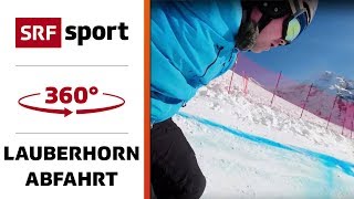 360° Abfahrt vom Lauberhorn | 360° Ski-Special | Lauberhorn