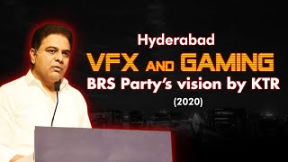 Hyderabad VFX and Gaming BRS Party’s vision by KTR (2020) | #KTRatDavos #DavosThrowback