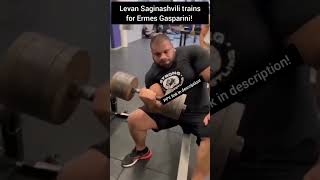 LEVAN SAGINASHVILI TRAINS FOR KOTT 6! #armwrestling #power #levansaginashvili