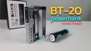 BT-20 wingman 20W Power bank module changer power bank เปลี่ยนถ่านได้ใช้แบต Li-ion  21700/20700