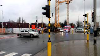 Uitruk signalisatiewagen brandweer Gent