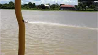 Dumas Funboat in Strike Pond Cavite, Philippines