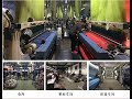 Bath towel weaving, dyeing, finishing and sewing production line display