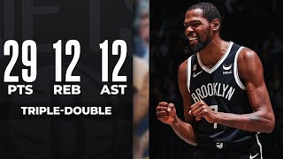 Kevin Durant Drops TRIPLE-DOUBLE In The Battle Of New York | November 9, 2022