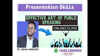 Waa diyaar Koorsada XIRFADA SOO JEEDINTA \u0026 FAGAARE KAHADALKA | Presentation skills \u0026 Public Speaking