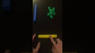 Counting Back with Snap Cubes as a Subtraction Strategy