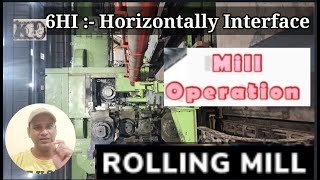 #mill operation#rolling#6Hi rolling mill #mill#6HiRollingmill#steelindustry#Mill rolling process