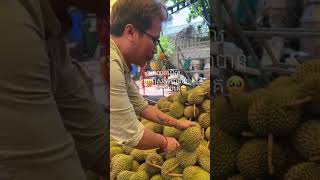 How to split durian #វិធីពុះធូរេន