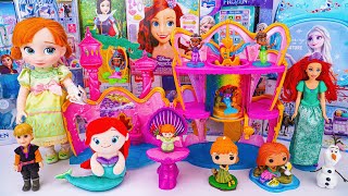 Disney Frozen Toys Collection Unboxing | Disney Junior Ariel Atlantica Adventures Palace