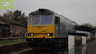 The SDR Autumn Diesel Gala 2024, and Trains at Newton Abbot (08/11-15/11/24)