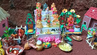 Miniature Navratri Golu | Miniature Navarathri Festival Celebration | Mini Golu | #prettytinykitchen