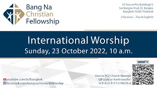 BCF International Worship - 23 October 2022