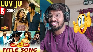 Luv Ju Song and Bunty Aur Babli 2 Title Song Reaction| Saif, Rani, Siddhant, Sharvari