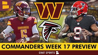 Commanders vs. Falcons Week 17 Preview: Keys To Victory \u0026 Score Prediction | Rookie QB Battle On SNF