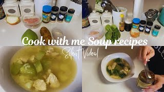 Cook with me! I Soups for cold weather I Silent Video I Living Alone